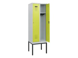 schoollocker,HxBxD 1950x600x500mm,2vak,vak B 300mm,cil.-slot - 1