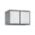opzetkast,v. locker,2vak.,vak B 400mm,HxBxD 500x800x500mm,vleugeldeur