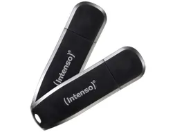 Speed Line Usb Stick 64Gb 3533494 70MB/s USB 3.2 GEN1 zwart 2 stuks