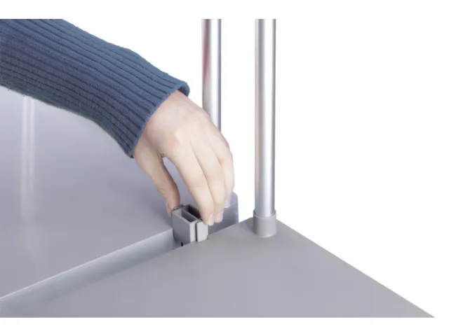 Afvalverzamelaar Alu/kunststof Verrijdbaar 120 liter 1030x430x45mm