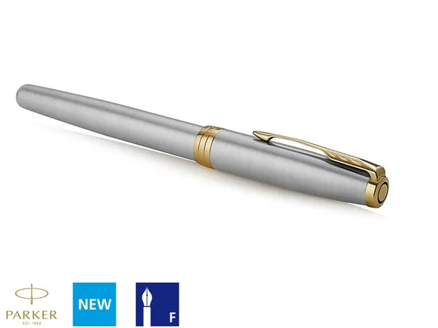 Vulpen Parker Sonnet Stainless steel GT Fijn