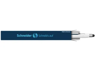 Balpen Schneider Epsilon Touch Blauwschrijvend, Huls Wit/blauw - 4