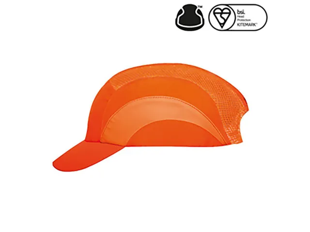 JSP HardCap A1+ stootpet met korte klep, fluo oranje, per stuk