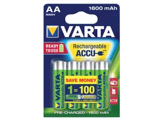 Batterij Oplaadbaar Varta 4x AA 2600Mah Ready2Use 1.2V - 3