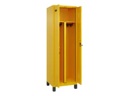 PBM-locker,HxBxD 1950x600x500mm,2vak,vak B 300mm,draaigrendel