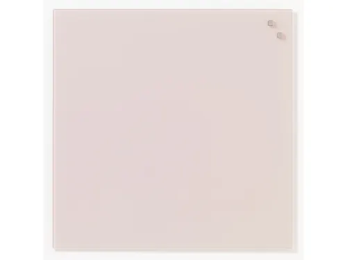 Glasmagneetbord Naga 45x45cm poeder roze