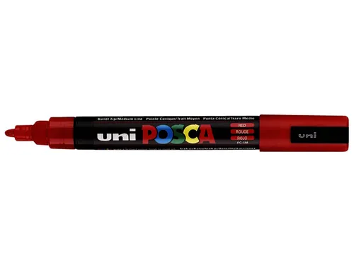Verfstift Posca PC5M Medium Punt 1,8-2,5mm Rood
