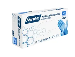 Handschoen Hynex Maat M nitril 100stuks blauw