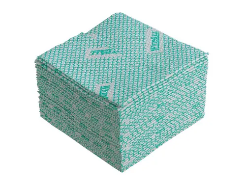WypAll 19154 sopdoek X80 Plus Hydroknit ¼-vouw,1-laags Groen 240 Stuk