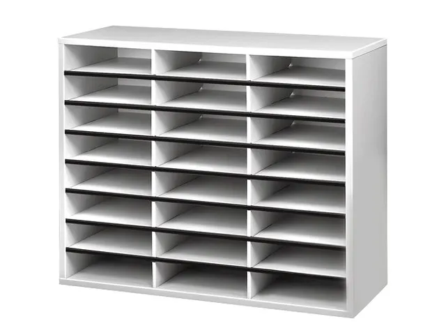 Vakkenset Fellowes A4 24 vaks 737x595x302mm lichtgrijs