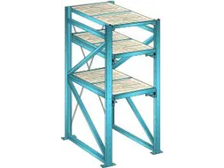 uittrekstelling voor zware lasten,HxBxD 2000x890x1260mm,vaklast 800kg