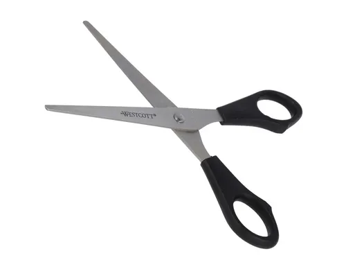 Kantoorschaar Westcott 155mm met kunststof grip rvs