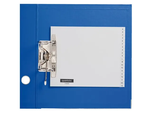 Ordneralfabet Quantore 2-gaats 18x23cm Pp Grijs A-z
