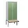 locker met bank,HxBxD 1950x800x815mm,2vak,vak B 400mm,cil.-slot