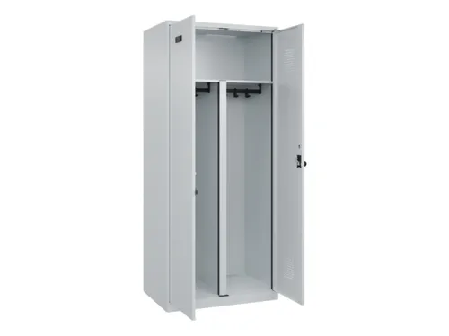 PBM-locker,HxBxD 1850x800x500mm,2vak,vak B 400mm,draaigrendel