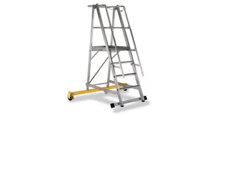 Platformladder Aluminium Bordes H X B X D 1000X 600X 630Mm 4Treden - 1