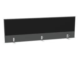 opzetpaneel bureau aanbouw achter MS-donkergrijs BN8033-zwart 1800mm
