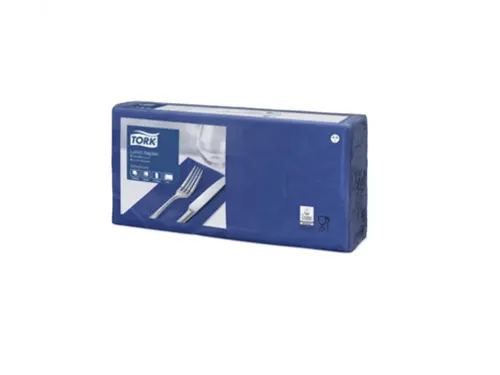 Tork 477421 Lunchservet 33x33cm 2-laags 1/8 vouw 10x200 Donkerblauw