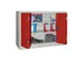 Armoire Grand Espace à Portes Pliantes Ral7035 Façade Ral3000