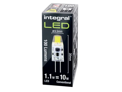 Ledlamp Integral GU4 2700K warm wit 1.1W 95lumen