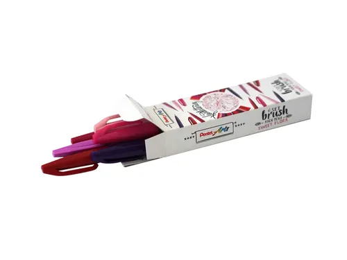 Brushpen Pentel Sign SES15C etui Sweet Flora 6 kleuren