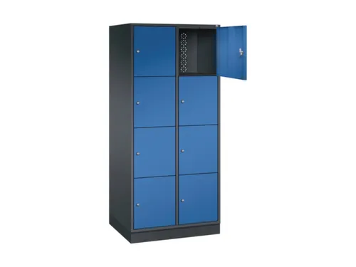 grootvolume-lockersysteem,HxBxD 1950x820x600mm,2x4vakken,cil.-slot