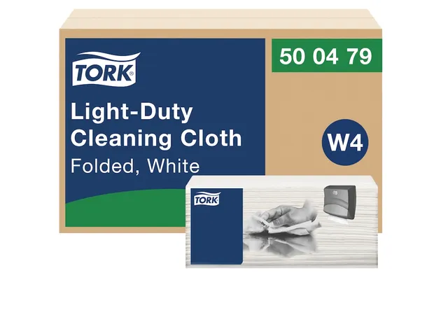 Tork 500479 Light-Duty Reinigingsdoek Wit W4 Premium 1-laags 480 stuks