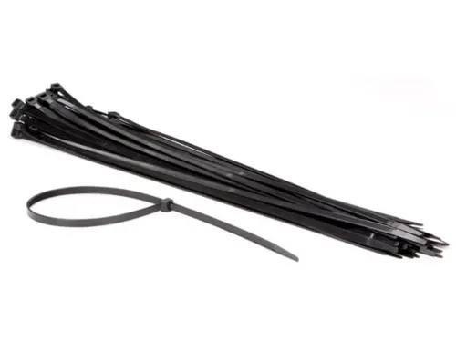 SET Met Nylon Kabelbinders - 8.8x610mm - Zwart (50 ST.)