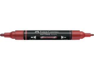 Acrylmarker Faber-Castell Multimark 296 red metallic - 3