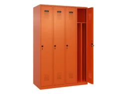 locker voor scheiding van kleding,HxBxD 1850x1200x500mm,4vak