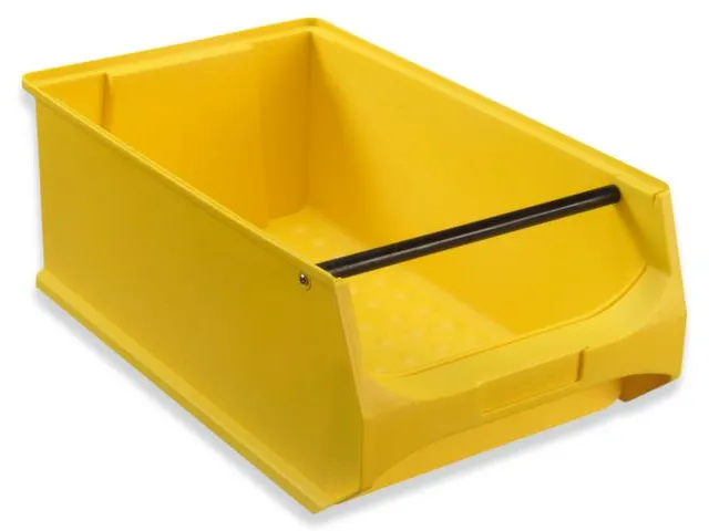 Bac À Bec Hxlxp 200X300X500Mm Pp Avec Barre Support Jaune