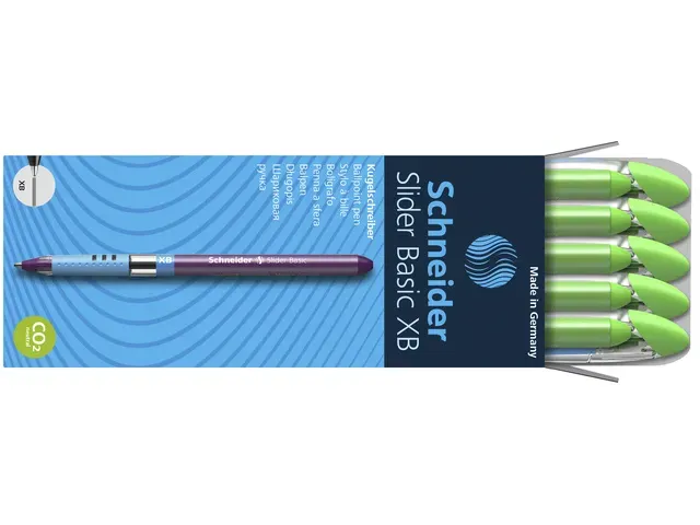 Stylo bille Schneider Slider Basic XB 1,4mm Vert