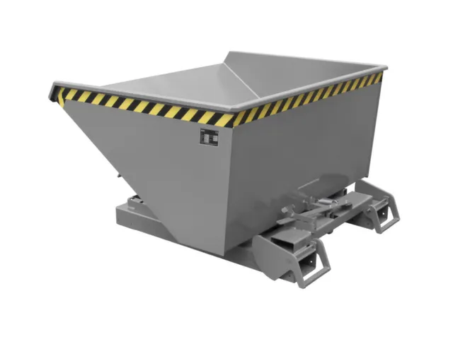 kiepbak,HxLxB 865x1485x1095mm,0,6m³,draagverm. 1000kg,RAL7005