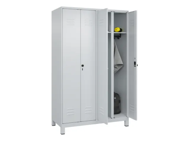 locker voor scheiding van kleding,HxBxD 1950x1200x500mm,4vak