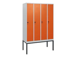 locker,HxBxD 1950x1200x500mm,4vak,vak B 300mm,draaigrendel - 1