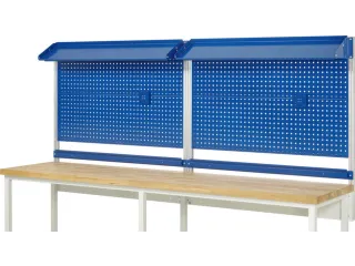 opbouwelement,v. werkbank,HxBxD 1130x3000x350mm,draagverm. 100kg,staal - 1