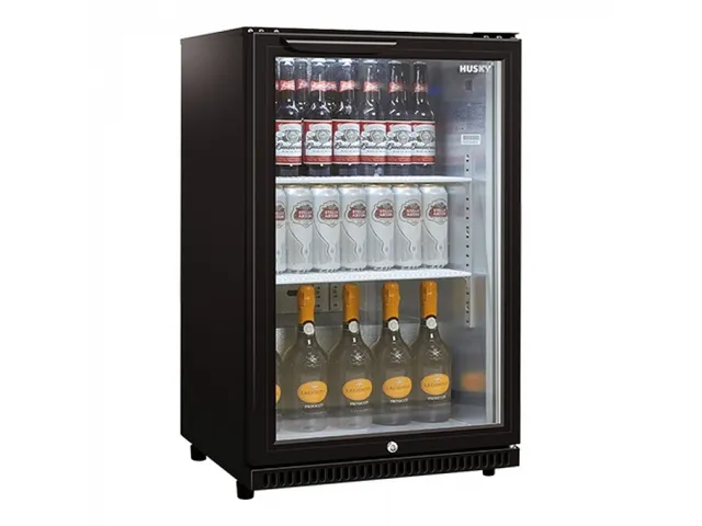 Husky Display Koelkast 1-deurs Zwart