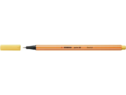 Fineliner STABILO point 88/23 fijn lichtgeel