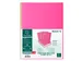 Uitschuifmap 416003e linnen rug ROCK"S 320 roze 10 Stuks
