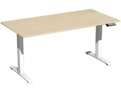 Bureau à hauteur réglable élec. HxlxP 730-1230x1600x800mm