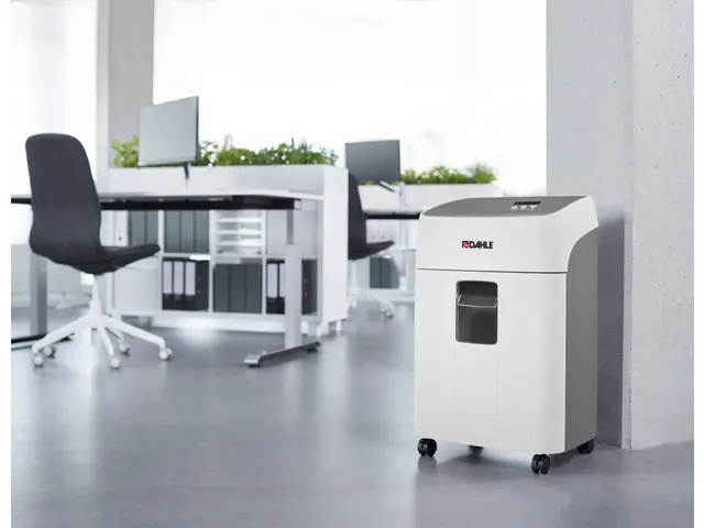 DAHLE Deskside papiervernietiger P-5 microsnippers 40 liter 15 vel