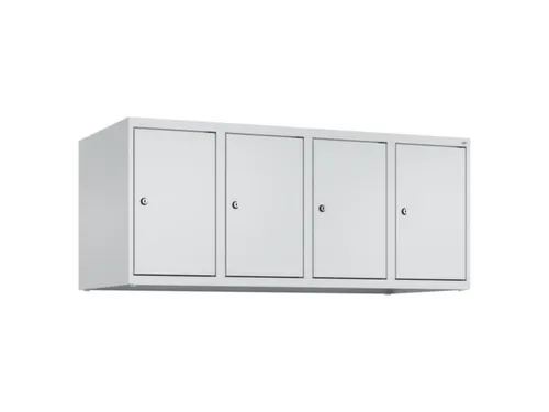 opzetkast,v. locker,4vak.,vak B 300mm,HxBxD 500x1200x500mm