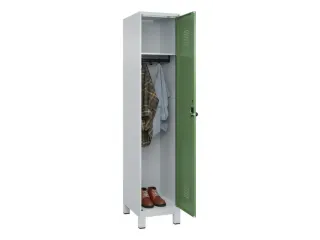 locker,HxBxD 1950x400x500mm,1vak,vak B 400mm,draaigrendel,voeten - 1