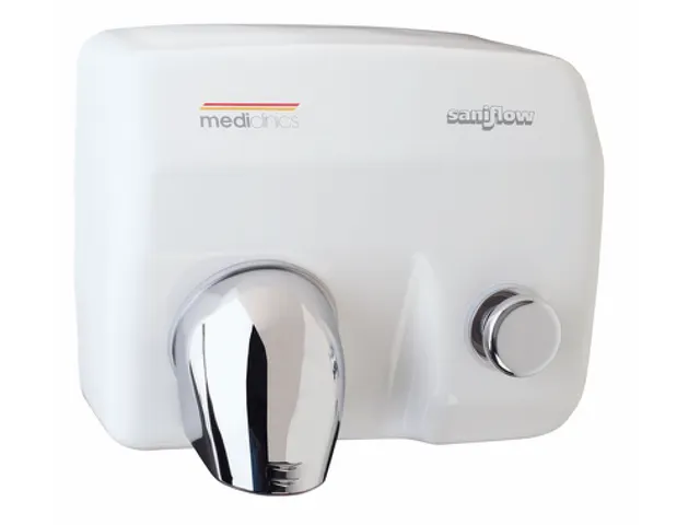 Sèche-mains à bouton poussoir E88 (Saniflow) Blanc