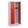 schoollocker,HxBxD 1630x600x500mm,2vak,vak B 300mm,draaigrendel,sokkel
