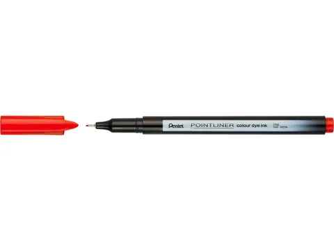 Fineliner Pentel Pointliner S40-B fijn rood