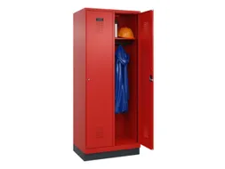 locker,HxBxD 1950x800x500mm,2vak,vak B 400mm,cil.-slot,sokkel