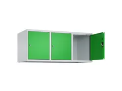 opzetkast,v. locker,3vak.,vak B 400mm,HxBxD 500x1200x500mm