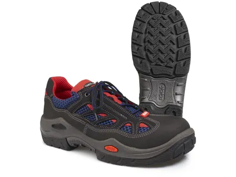 Jalas 3700R Respiro S2 veiligheidsschoenen, SRB, zwart/rood, maat 39,