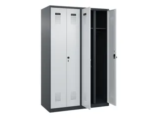locker voor scheiding van kleding,HxBxD 1850x1200x500mm,4vak - 1